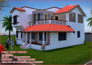 3d rendering house design