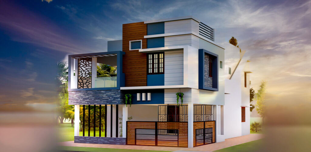 3D Front Elevation Design