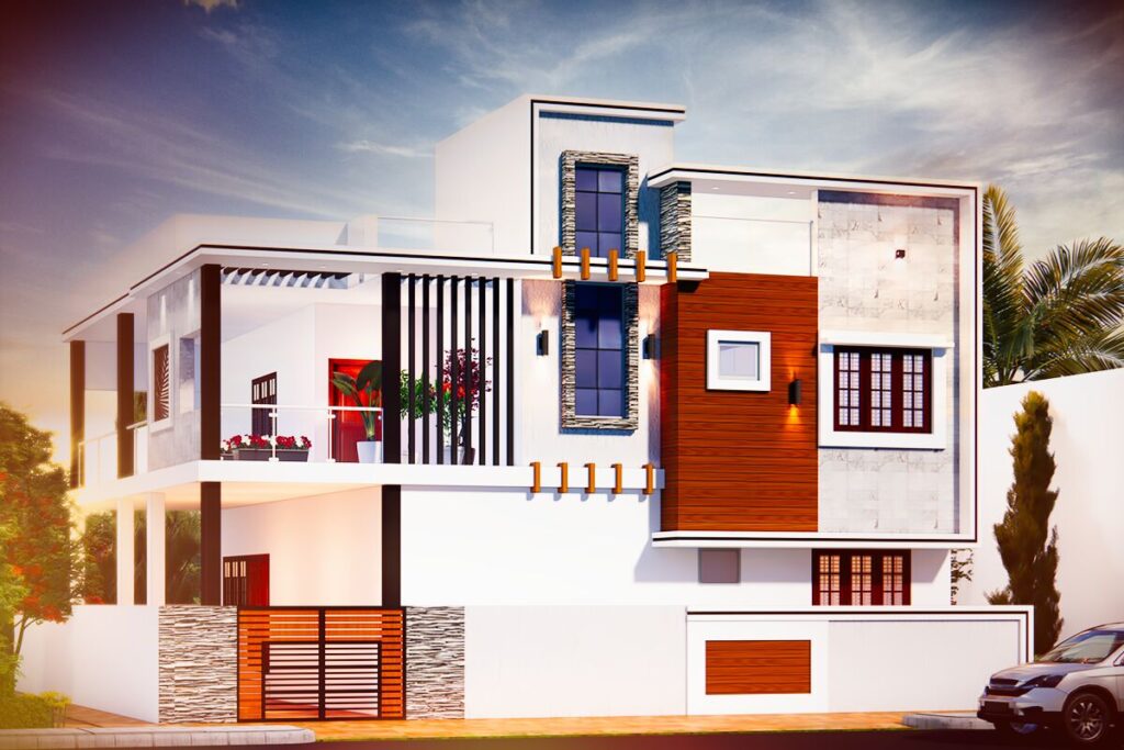 3D House Intended For 3D House Front View