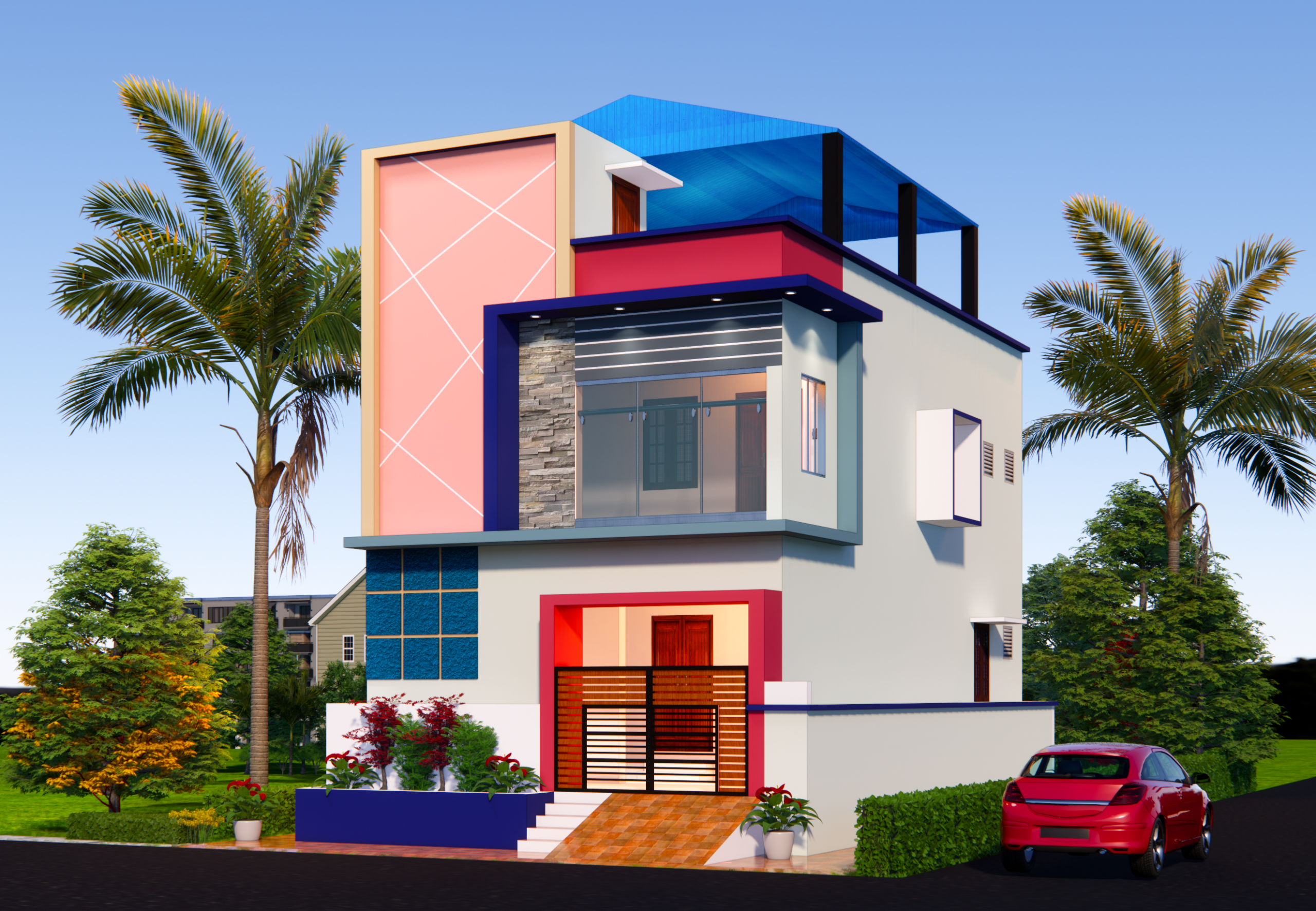 Vellore Architecture Elevations Design Rendering Services
