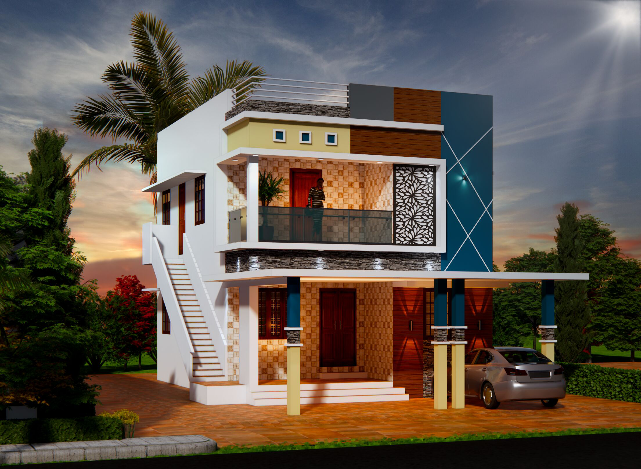 Erode House Design Rendering Services