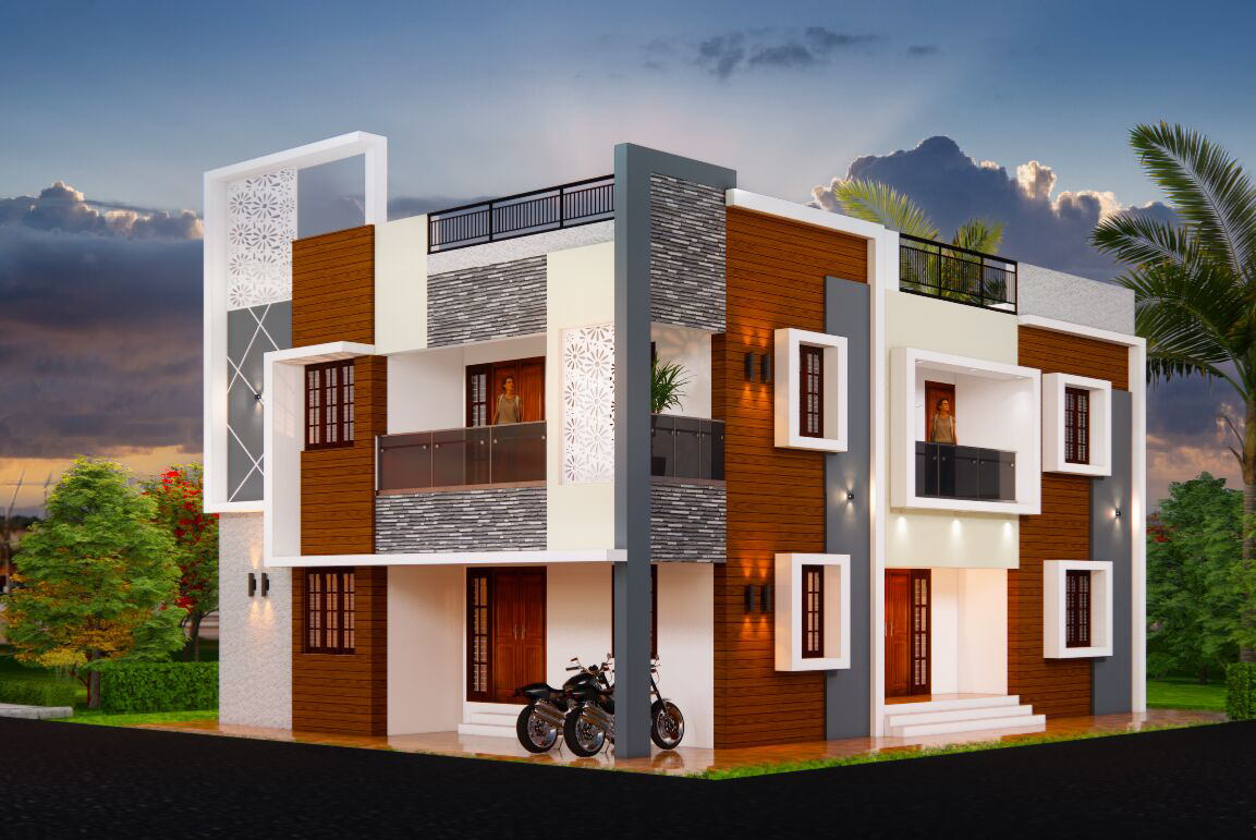 Erode Interiors And Elevations Designers Rendering Services