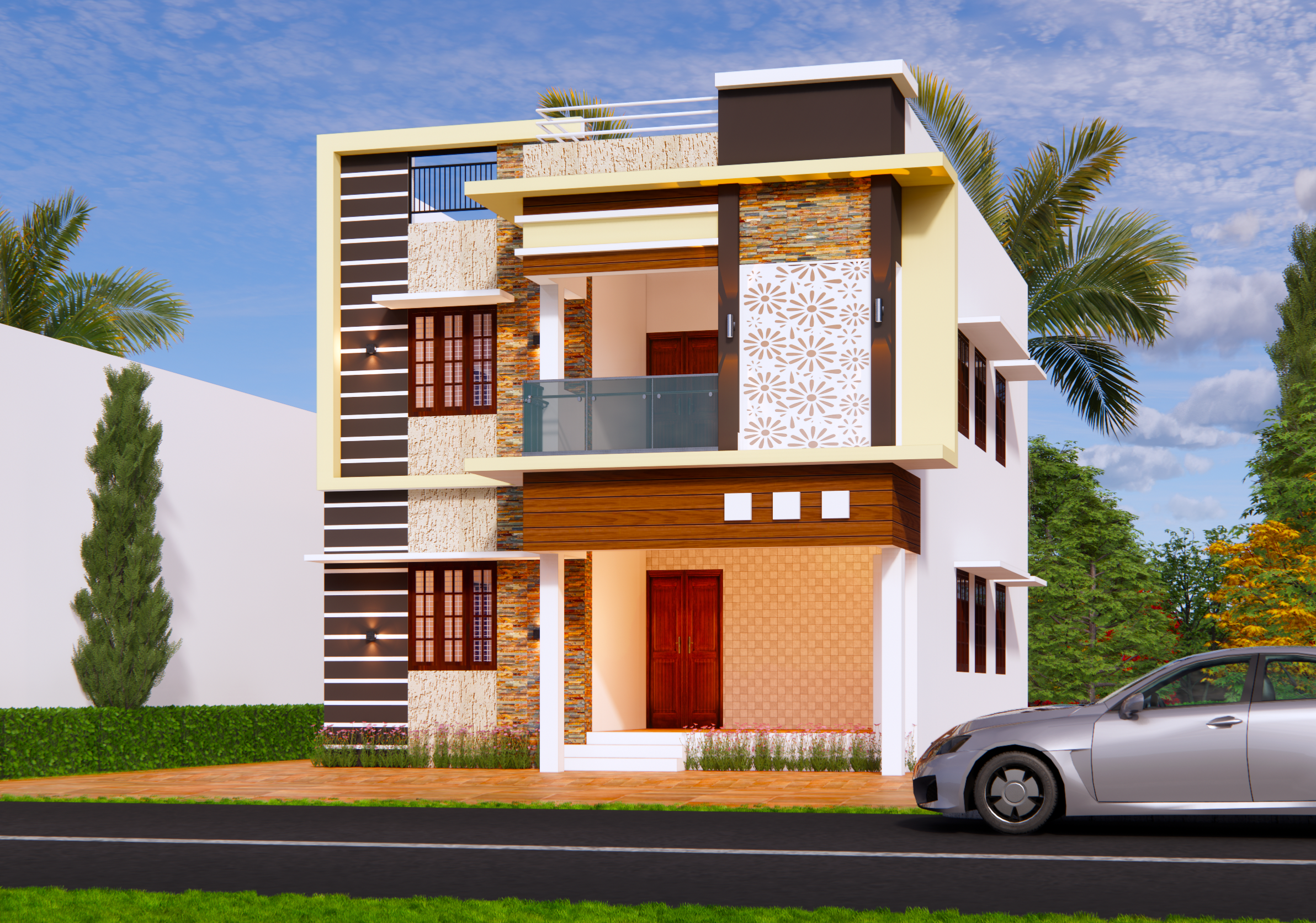 Tirunelveli Architecture Elevations Design Rendering Services