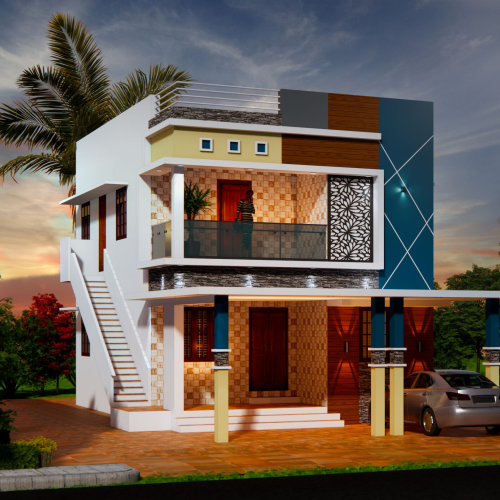 Erode House Design Rendering Services