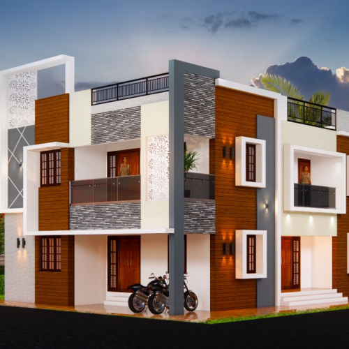 Erode Interiors And Elevations Designers Rendering Services