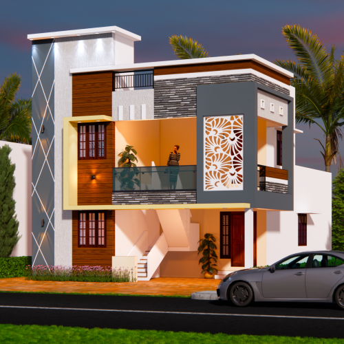 Chennai Interiors Elevations Design Rendering Services 