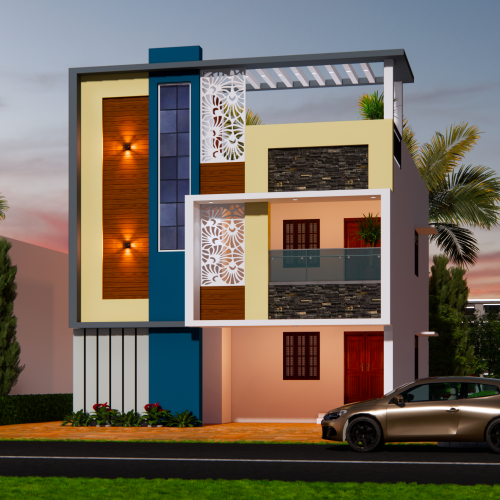 Coimbatore Architecture Elevations Design Rendering Services