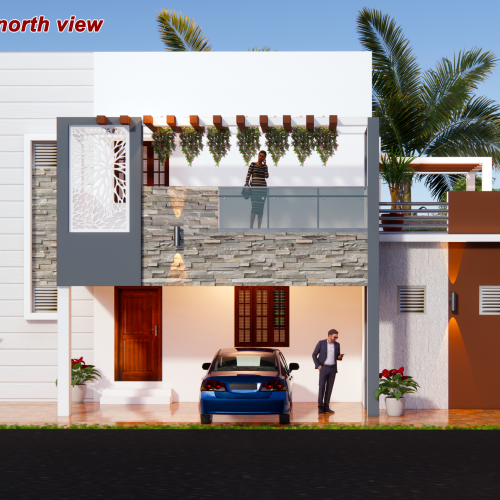 Coimbatore Builders Elevations Design Rendering Services