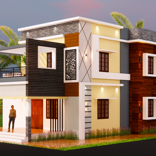 Chennai Architecture Lovers Elevations Design Rendering Services 