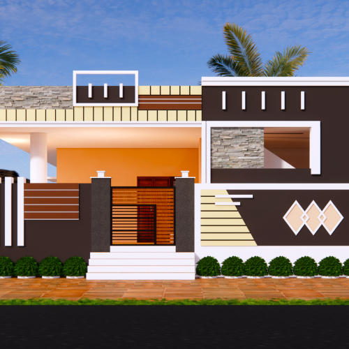 Trichy 3D Elevations Designers Rendering Services 