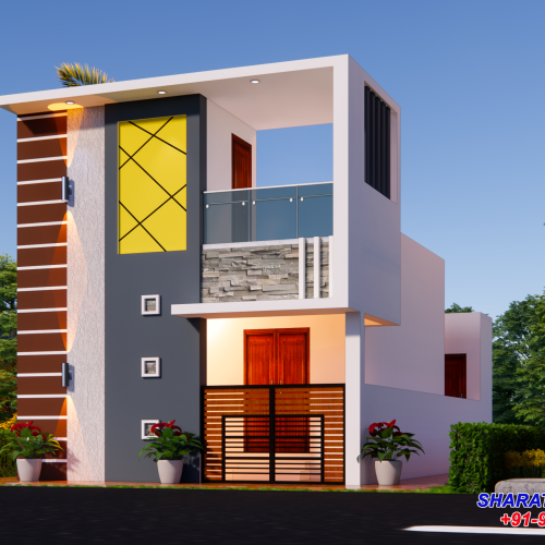 Thanjavur Interiors Elevations design rendering services 
