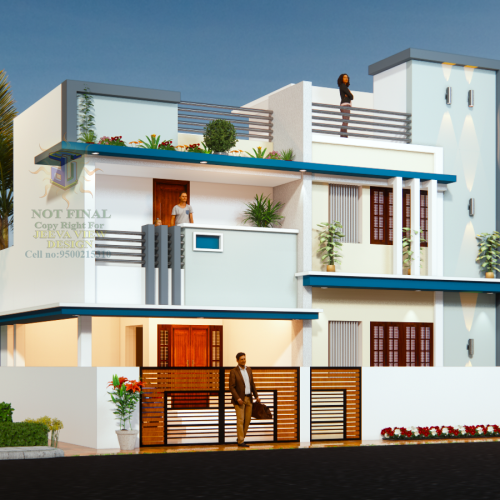 Chennai Architecture Elevations Design Rendering Services 