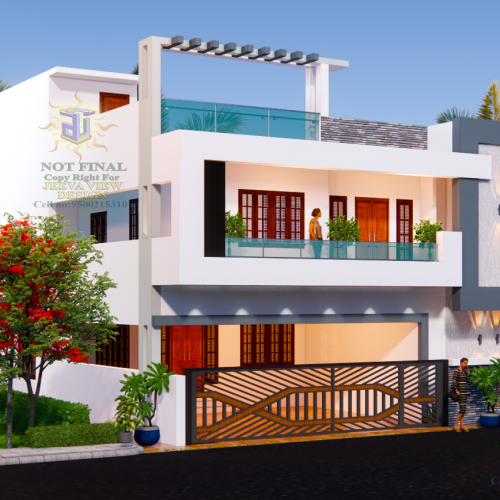Madurai Architecture Elevations design rendering services 