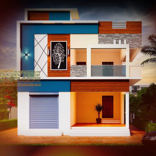 Most Popular Double Story Elevation-vellore