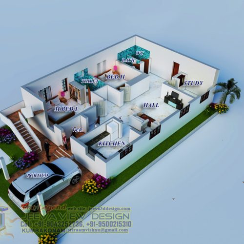 3D Interior Designing Animation Services